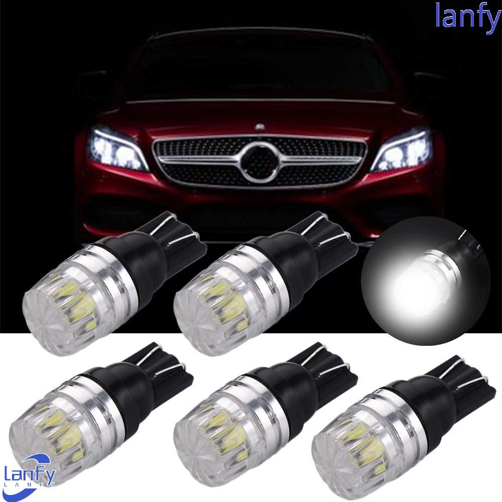 Lanfy Lampu Bohlam LED Mobil Universal Kualitas Tinggi T10 5730konsumsi Daya Rendah DC 12V Sumber Cahaya Mobil LED Lampu Ekor Mobil