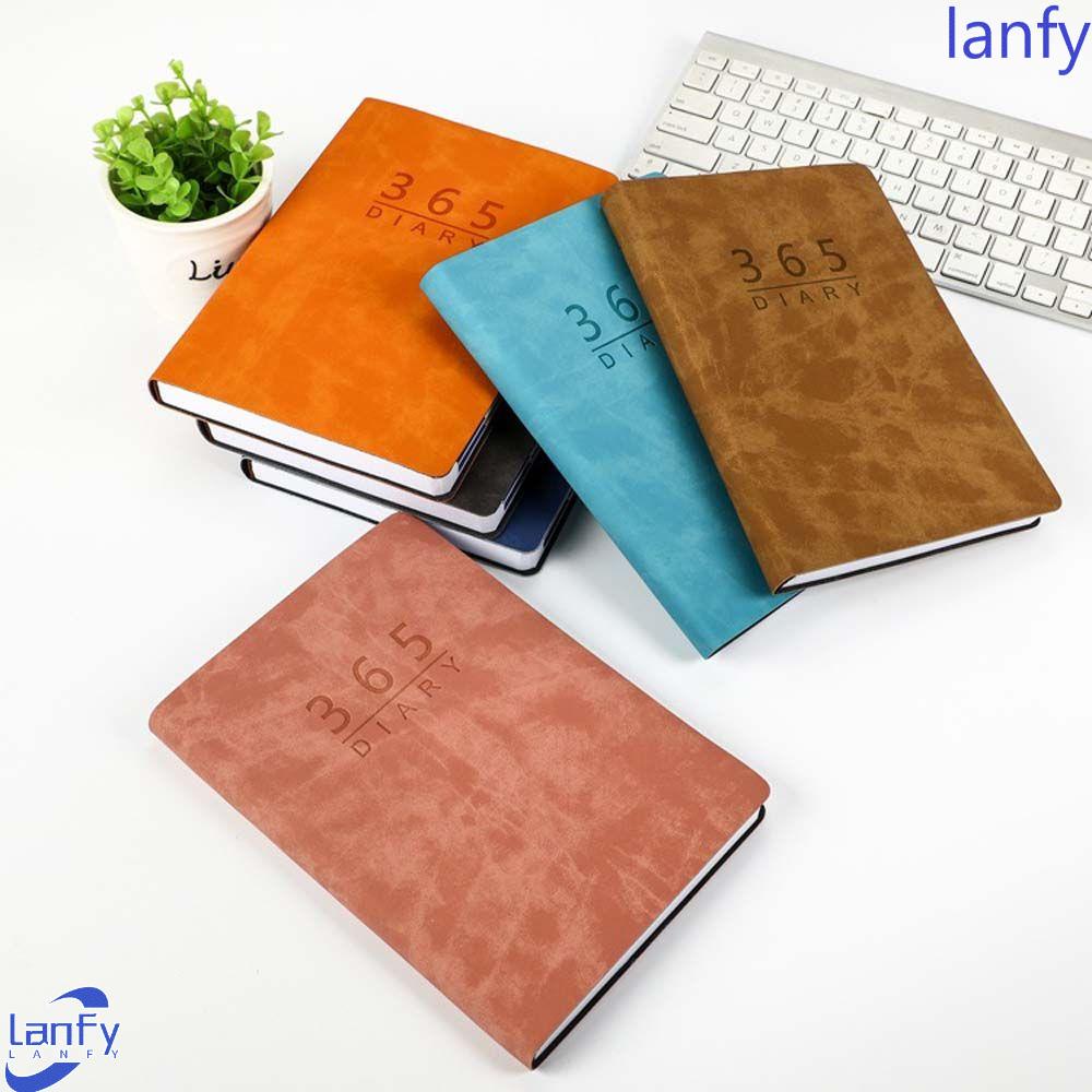 Lanfy 2023 Notebook Daily Student Weekly Planner Jadwal 365hari Organizer Kantor Sekolah A5 Notebook