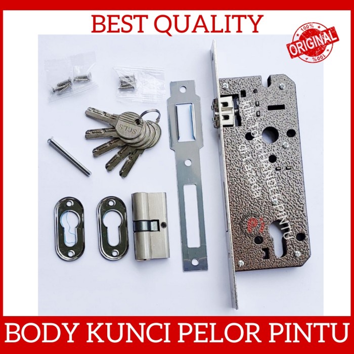 Body Pelor Pull Handle Pintu Bodi Lock Rumah Kunci Pintu Ukuran 24cm