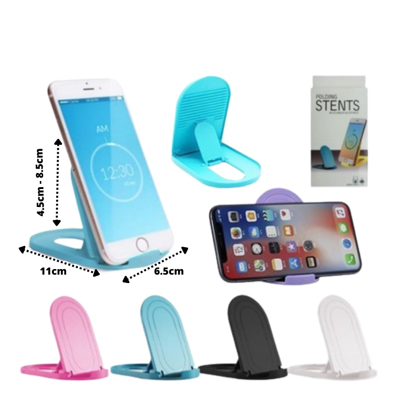 Holder Folding Stents F14 Phone Stand Docking Dudukan Penyangga Lipat