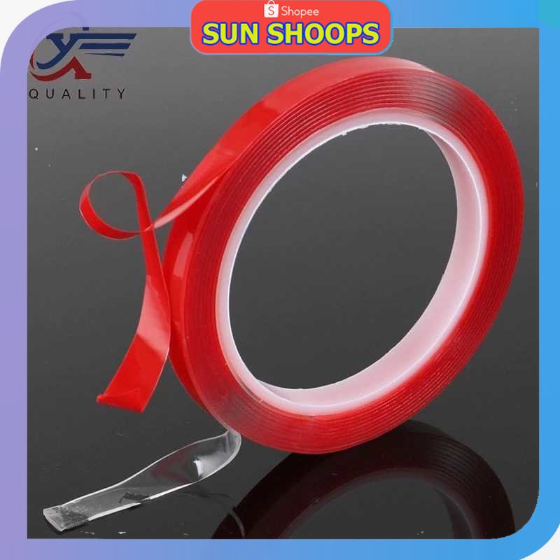 

SUN SHOOPS - XY Selotip Double Sided Tape Transparent Acrylic 3m - HL878