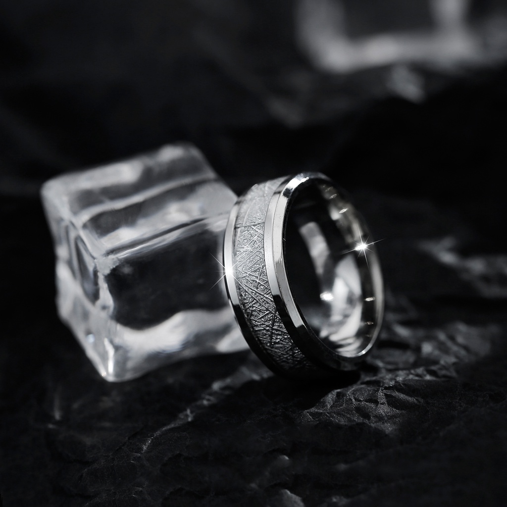 Cincin Titanium Steel Korea Bermutu Tinggi – Cocok Untuk Pasangan