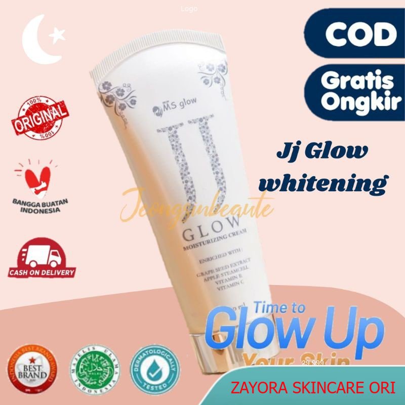 JAMINAN PRODUK ORIGINAL JJ Glow by MS GLOW pemutih badan dan wajah kaki tangan tercepat BPOM dan ter