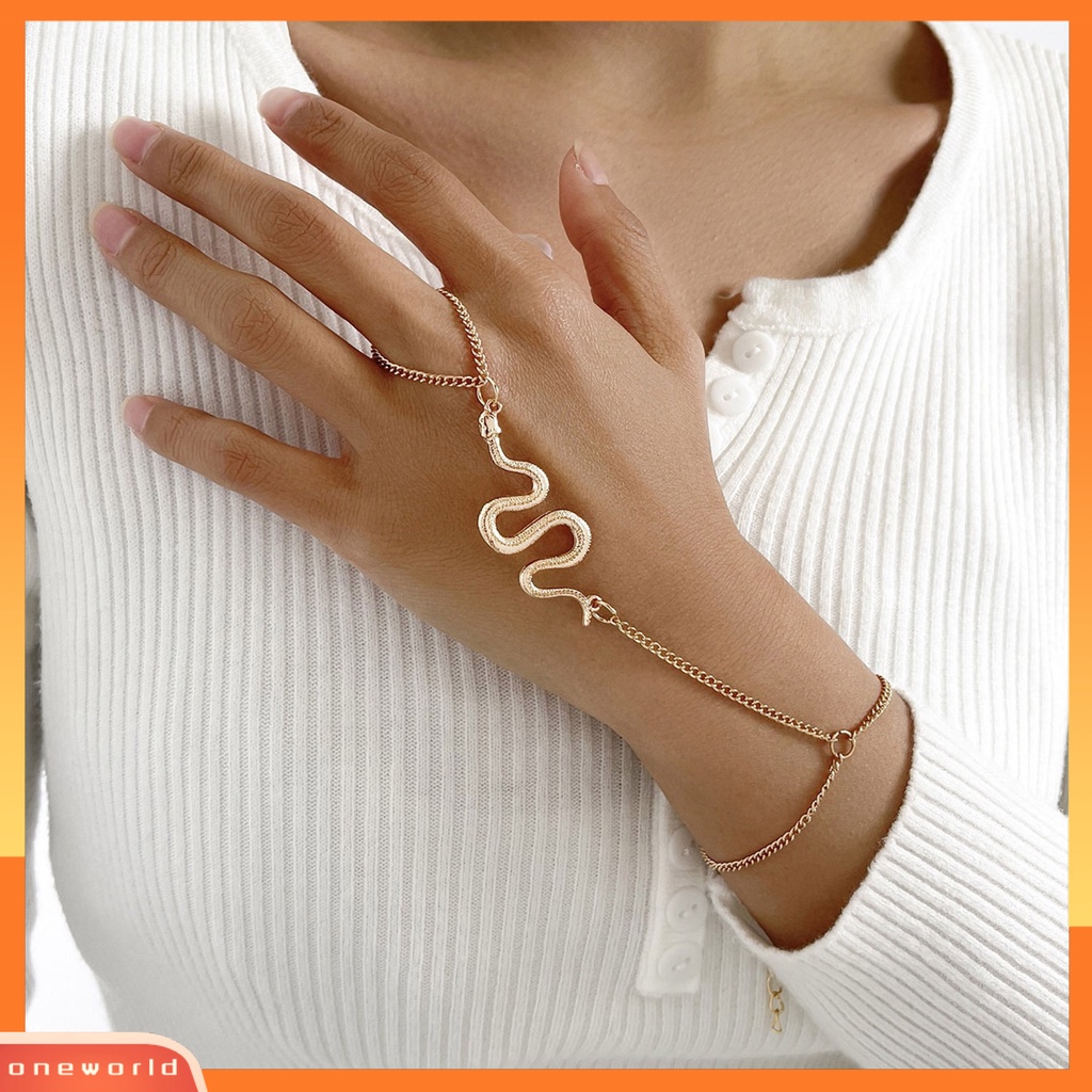 [EONE] Gelang Wanita Butterfly Link Sambung Perhiasan Adjustable Plated Bangle Untuk Pesta