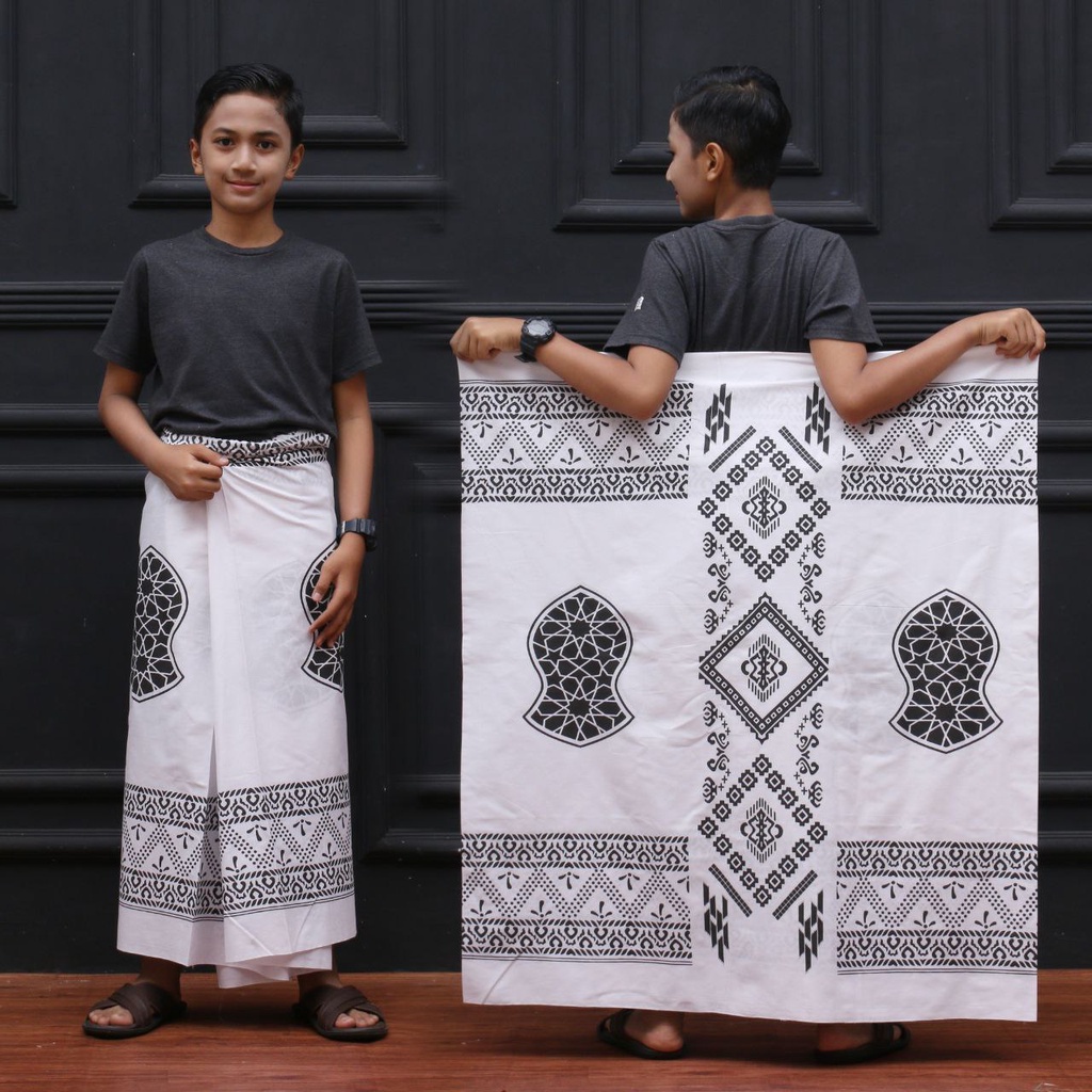 Sarung Wayang Anak  - Wkstore Exclusive - Sarung Batik Santri