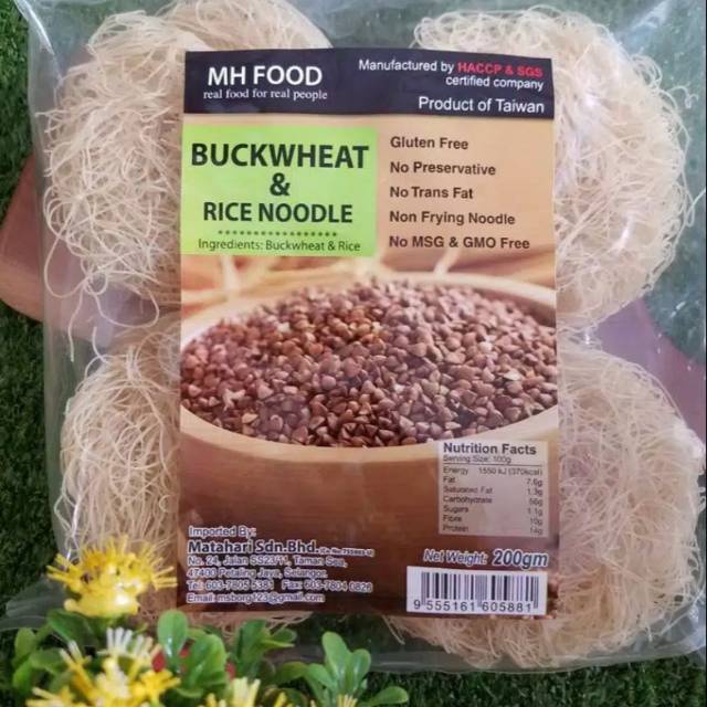 

Buckwheat & Rice Noodle 200g (CitraFood)