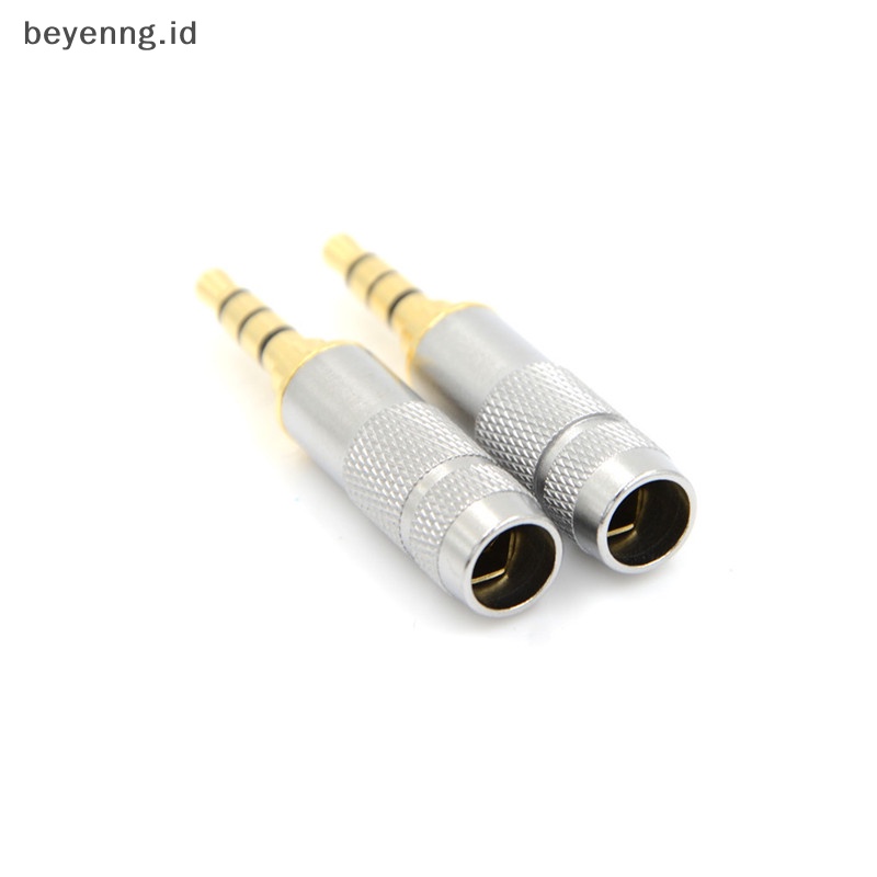 Beyen Fashion 4pole 3.5mm Stereo Headphone Male Plug Jack Audio Solder Konektor ID