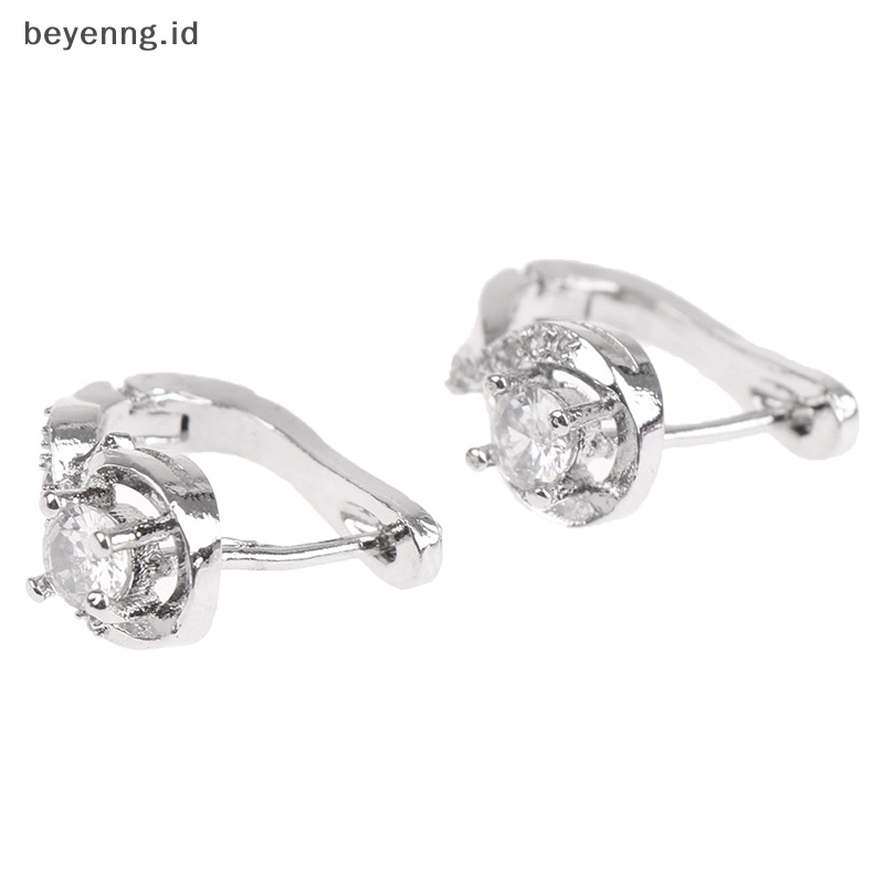 Beyen 1pasang Anting Tusuk Pelangsing Anting Kesehatan Penurunan Berat Badan Perhiasan Magnetik ID