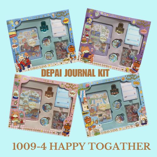 

SS HAMPERS JOURNAL BOOK 5 in 1 // GIFT SET JURNAL BOOK KIT SET 5 in 1 // STICKER SET CUTE DIY BOOK SET // BUKU CATATAN LUCU // BUKU DIARI