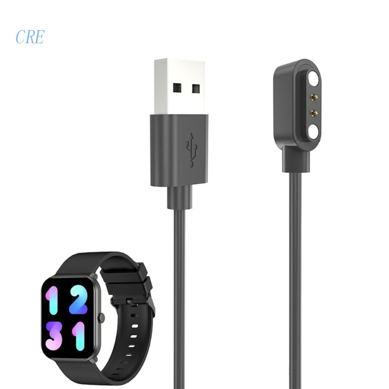 Cre Smartwatch Charger Stand Dock Cord Bracket Kompatibel Untuk IMILAB W01 USB Charging Cable Holder Power Adaptor Base Ca