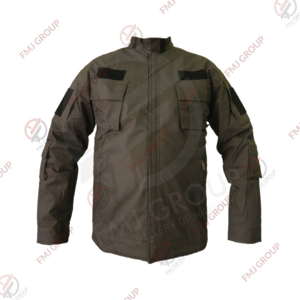 Jaket Tactical Outdoor / Jaket Tactical Army Abu, Hijau Olive, Krem