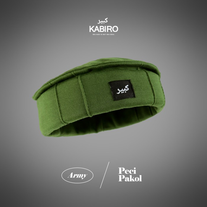 PECI PAKOL JUMBO / PECI KOPYAH UKURAN BESAR / PAKOL KABIRO / ROSAL - army
