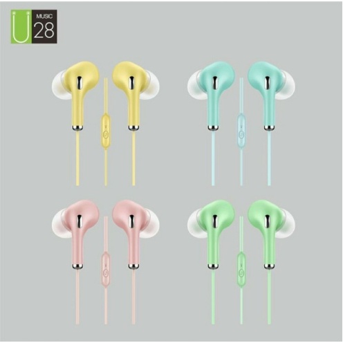 [ ABJ ] Headset Macaron U28 Extra Bass