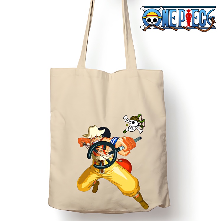 Totebag Anime One Piece Usopp Tote bag premium Totebag zipper totebag velcro Termurah