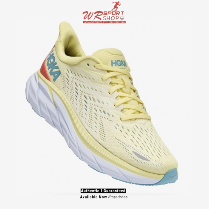 Hoka One One Clifton 8 Womens Running - Yellow Pear ORIGINAL