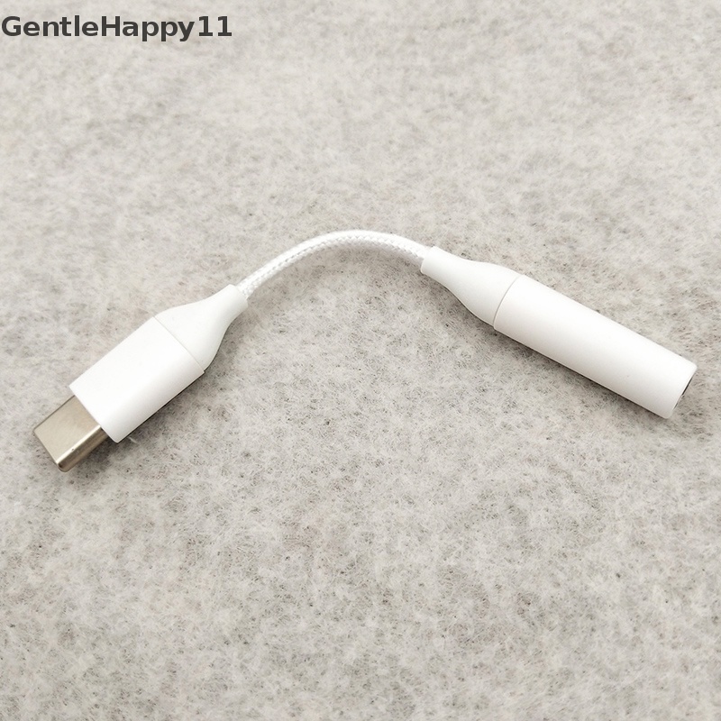 Gentlehappy Tipe C 3.5 Jack Earphone Audio Kabel Aux Untuk Headphone USB Ke 3.5mm Adapter id