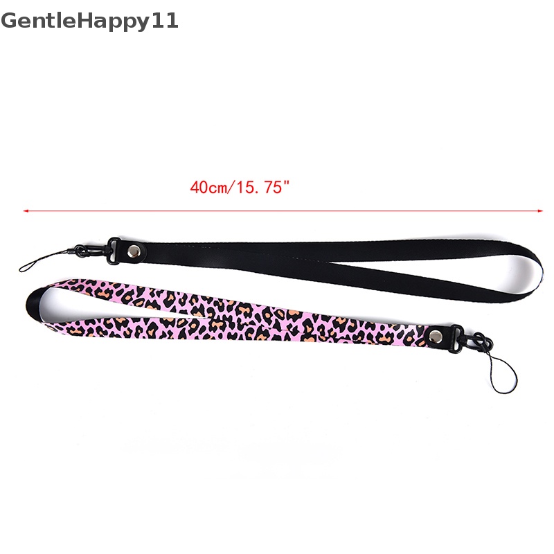 Gentlehappy Universal Panjang Leopard Phone holder Key Lanyard Detachable Phone Neck Straps id