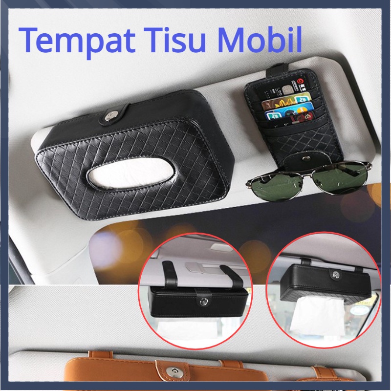 【COD】Tempat Tissu Mobil Gantung/Kotak Tissue Mobil Multifungsi/Kotak Tissue Kulit Mobil/Kotak Tissue Mobil Kulit