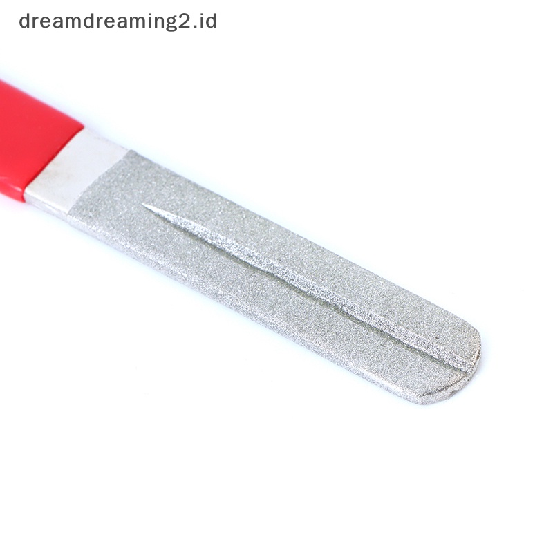 (drea) 1pcs Diamond Kail Pancing Asah Fishook Sharpening Fishing Tackle Tool//