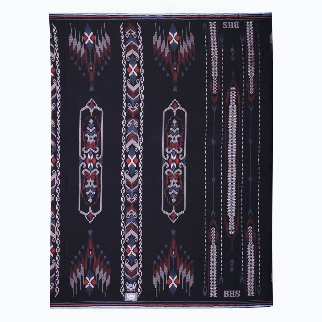 Sarung BHS Infinity Silver Motif V32 PKH Hitam Merah/ BHS ORIGINAL/ COD