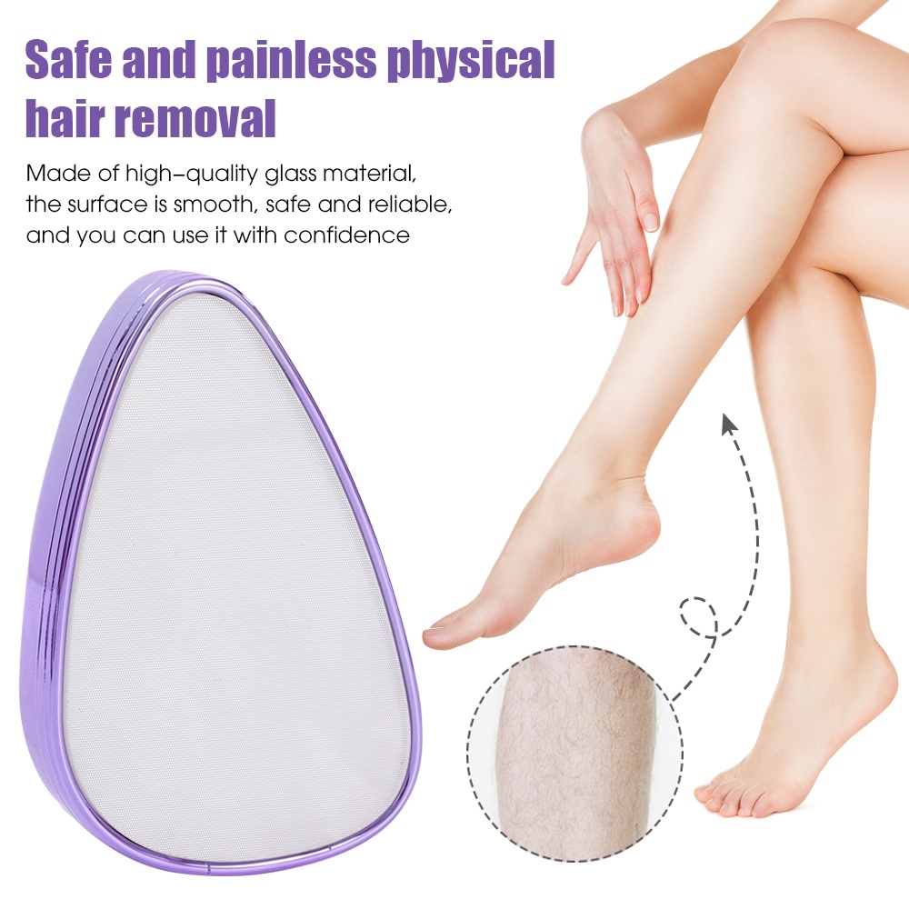 [Unggulan] 1pc Epilator Tanpa Sakit Ringan Tidak Rusak Penghilang Rambut Nano Hair Grinder Reusable Body Arms Leg Hair Removal Machine Penghilang Bulu Artefak Alat Epilasi Untuk Wanita Pria