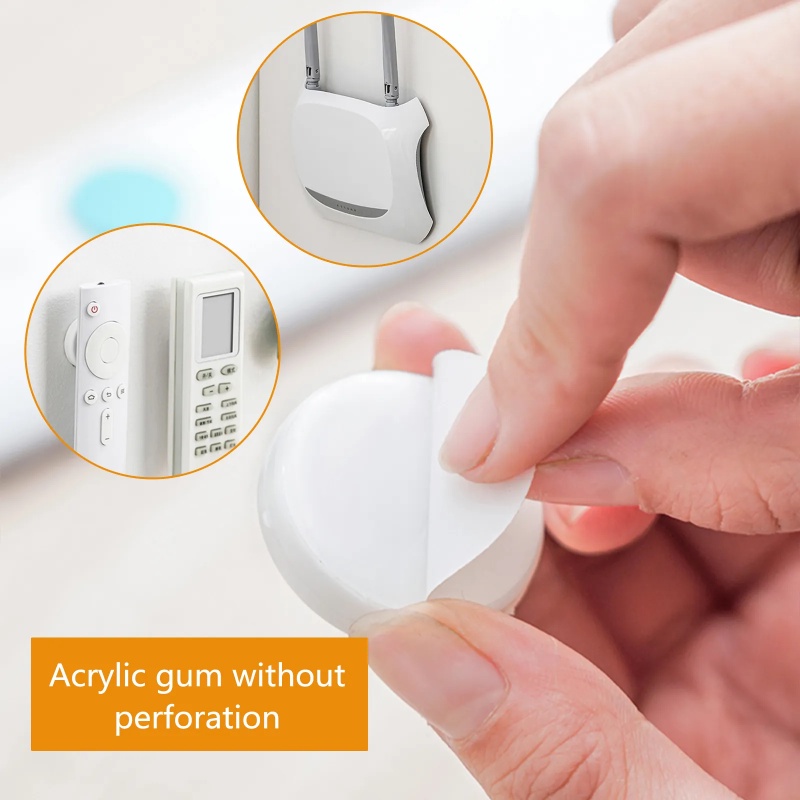 Portable Self Adhesive Remote Control Magnet Hook/Rak Penyimpanan Socket Hemat Ruang Yang Dipasang Di Dinding/Router Serbaguna Kait Tambahan Tetap