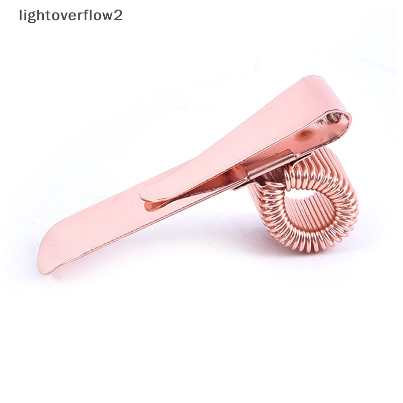 [lightoverflow2] 1pcs Metal Spring Pen Holder Metal Pen Klip Elastis Loop Notebook Alat Tulis [ID]