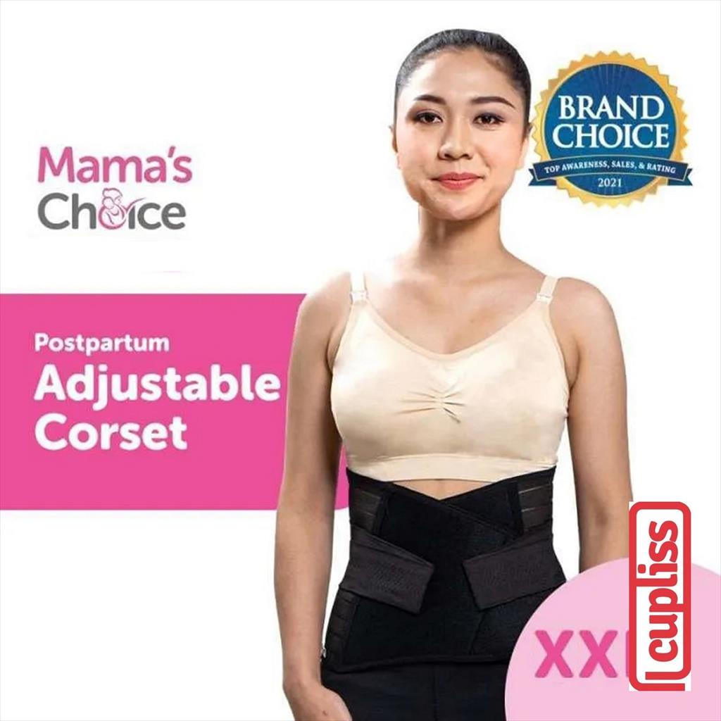 XXL - Mama's Choice Postpartum Corset Gurita Korset Melahirkan Black