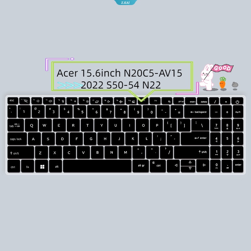 Full Coverage Keyboard Laptop Model Acer 15.6inch N20C5-AV15 2022 S50-54 N22 Film Pelindung Tahan Air Dan Berkualitas [ZK]