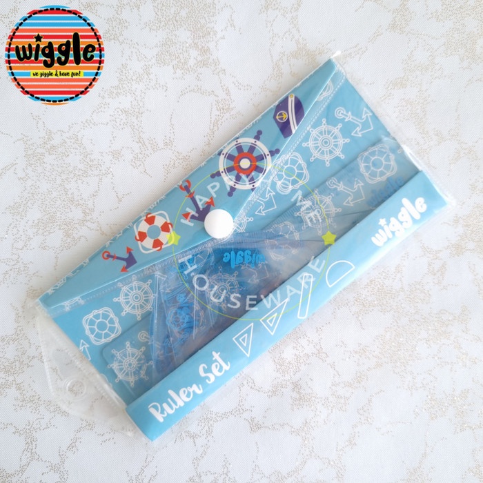 

ARS04 WIGGLE RULLER / PENGGARIS SET 4 PCS KOMPLIT 3 VARIAN MOTIF - Motif Nautical
