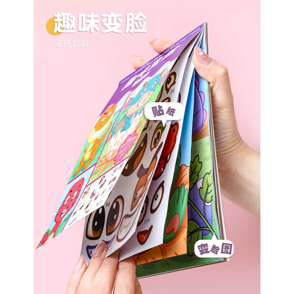 [ ABJ ] Buku Stiker Anak /Reusable Sticker/ Sticker Activity Book Stikerbook Mainan Edukasi Anak