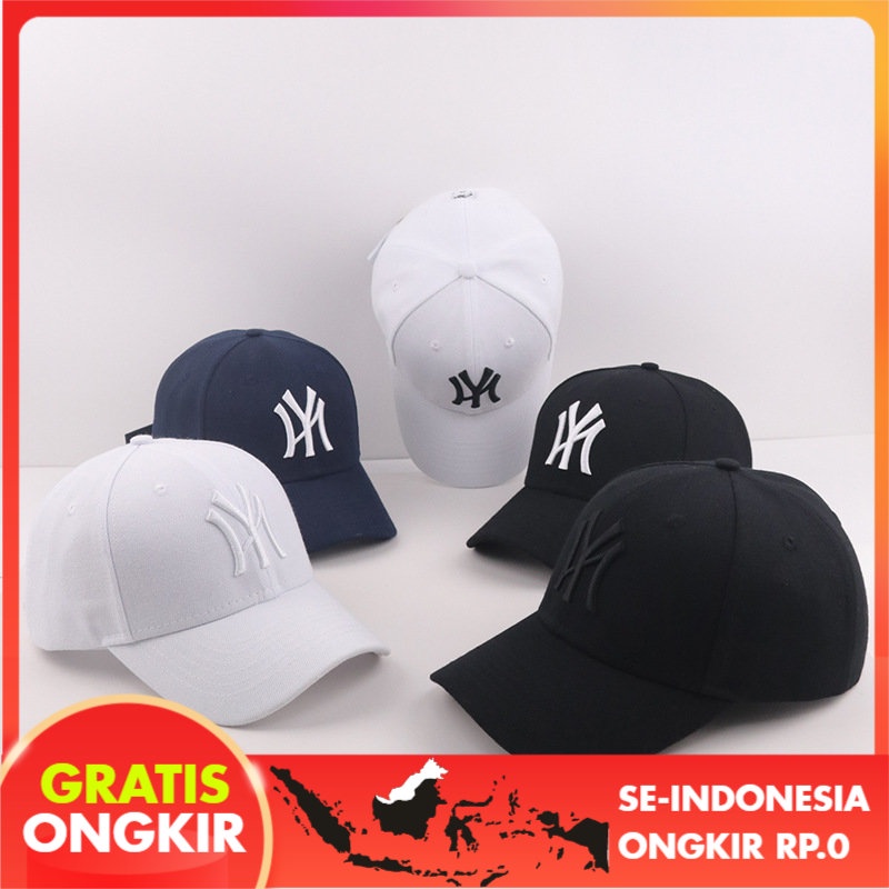 Topi Bisbol Mahkota Keras Populer Topi Matahari Wanita Topi Besar Pria Lingkar Kepala Besar Logo