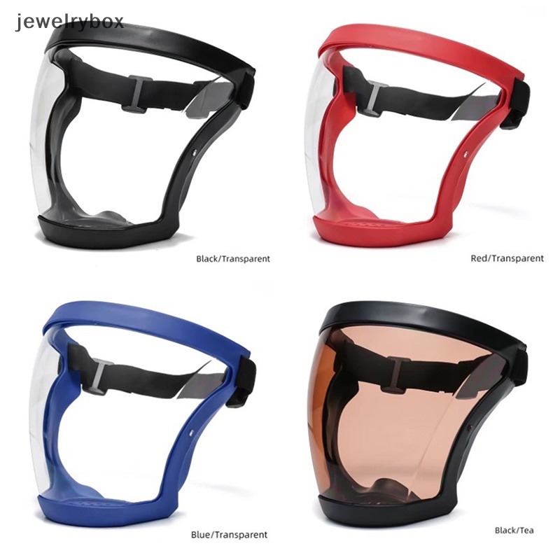 [jewelrybox] Topeng Las Full Face Dapur Transparan Perisai Facial Penutup Kepala Anti Kabut Butik