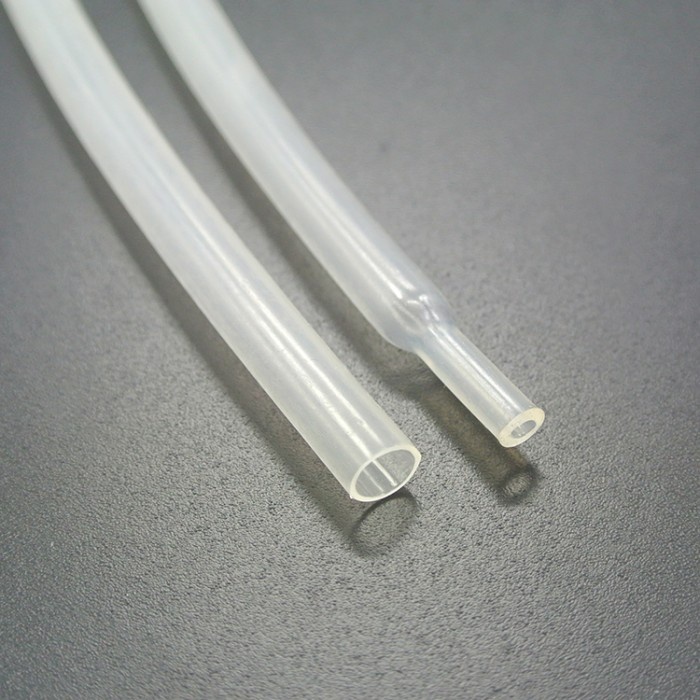 Heatshrink Tube 4mm 100 Cm Kabel Bakar Heat Shrink Clear Bening