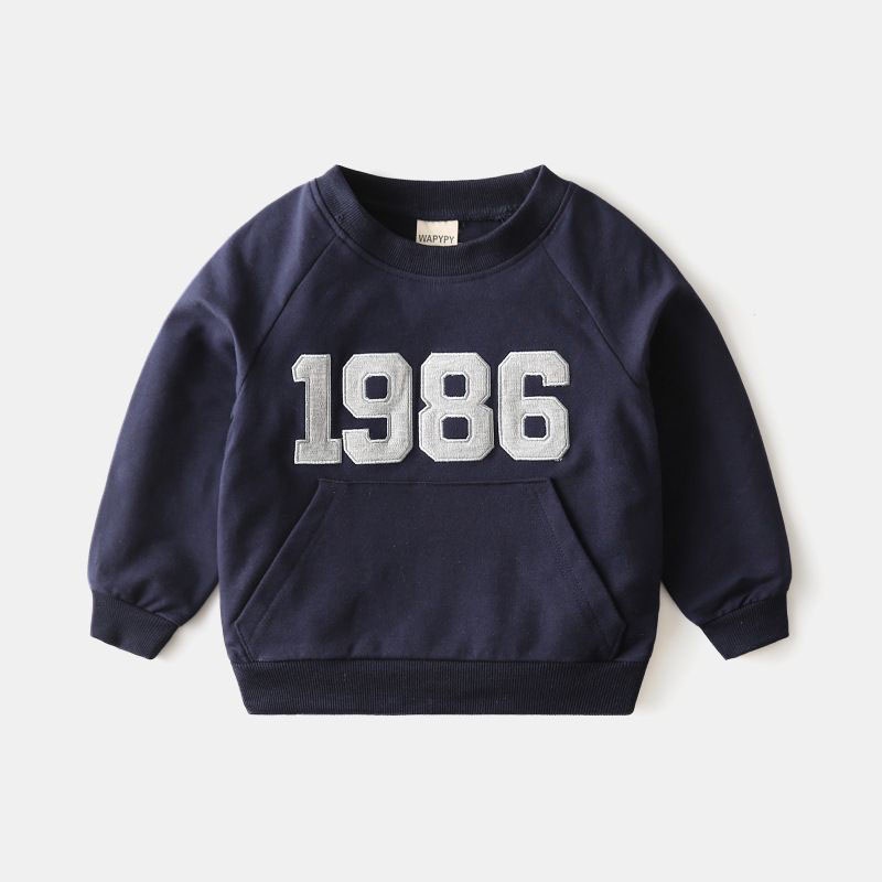 Bisa Bayar Ditempat/ BS/COD/BAJU ATASAN ANAK 1986/KAOS SWEATSHIRT LENGAN PANJANG/GOOD QUALITY/REAL PICTURE