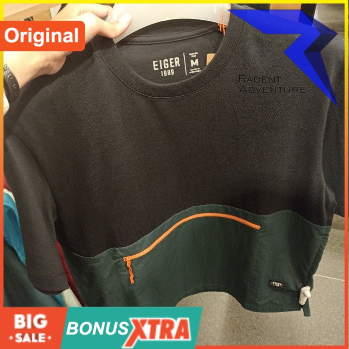 Kaos Eiger Cewek EXORBITANT Tshirt 91000 8210 Original Lengan Pendek