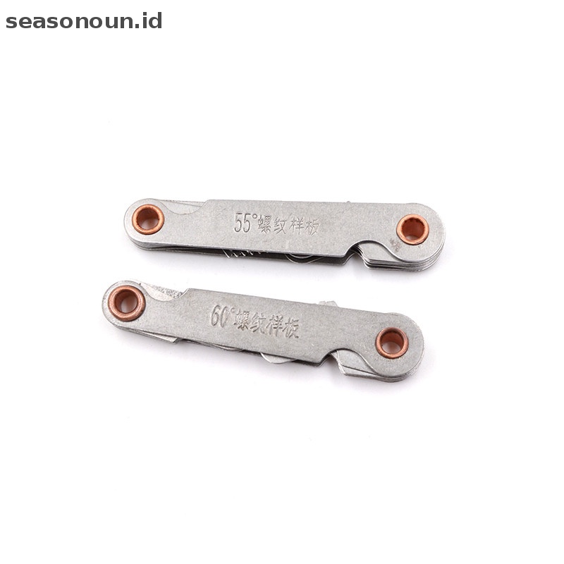Seasonoun thread plug gauge stainless steel inch pitch 55derajat Pengukur Benang  Steker Ulir.
