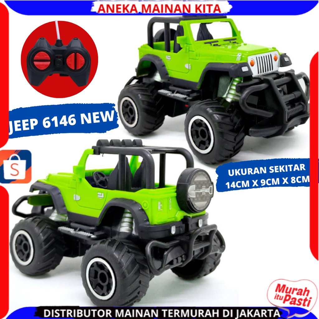 Mainan Anak Mobil Remote control Offroad RC Rock Crawler Jeep Mini Climber