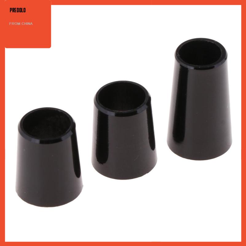 [Predolo] 5pcs Golf Shaft Ferrules Taper Tip Adapter Sleeve End Caps Hitam 0.335 Kayu