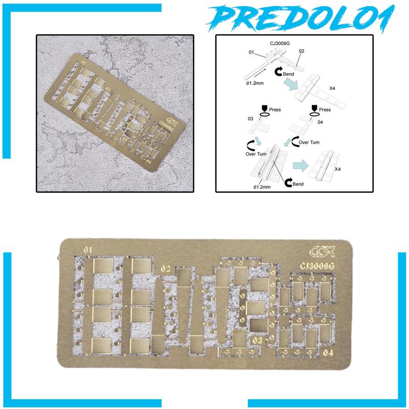 [Predolo1] Skala1: 35model Puzzle 3D Layout Engsel Kuningan Dioramas Koleksi Handmade