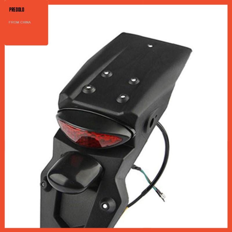 [Predolo] Mudguard Belakang Sepeda Motor Sepeda LED Rem Tail Light Super Terang