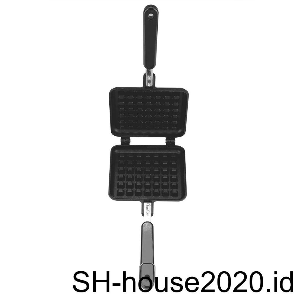 Home Bakery Non-stick Waffle Maker Waffle Pan Nampan Pemanas Alat Baking Cetakan Mold Piring Peralatan Dapur