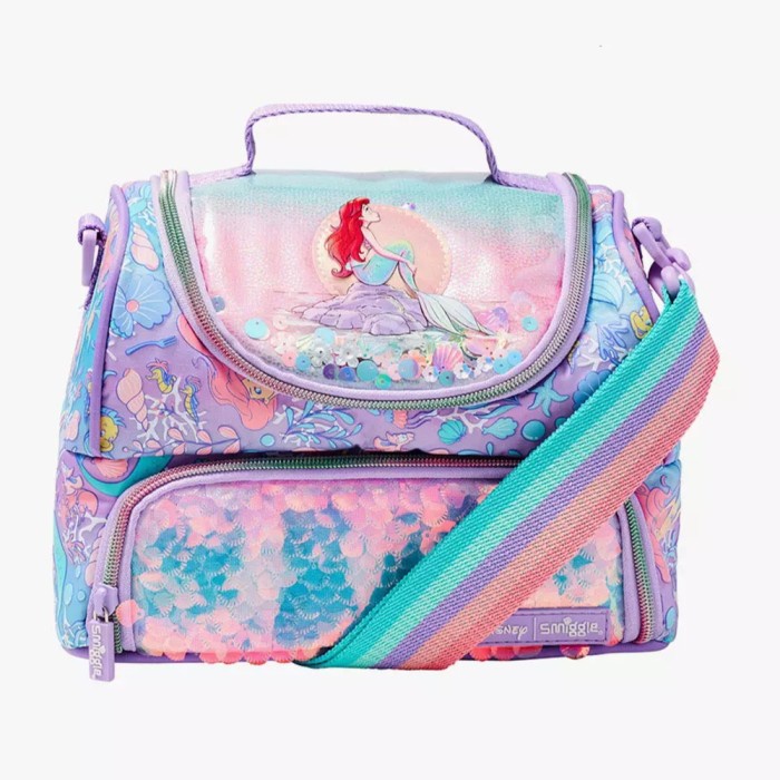 Ransel Smiggle Disney Princess Ariel Classic Backpack Original - LUNCH BOX ARIEL