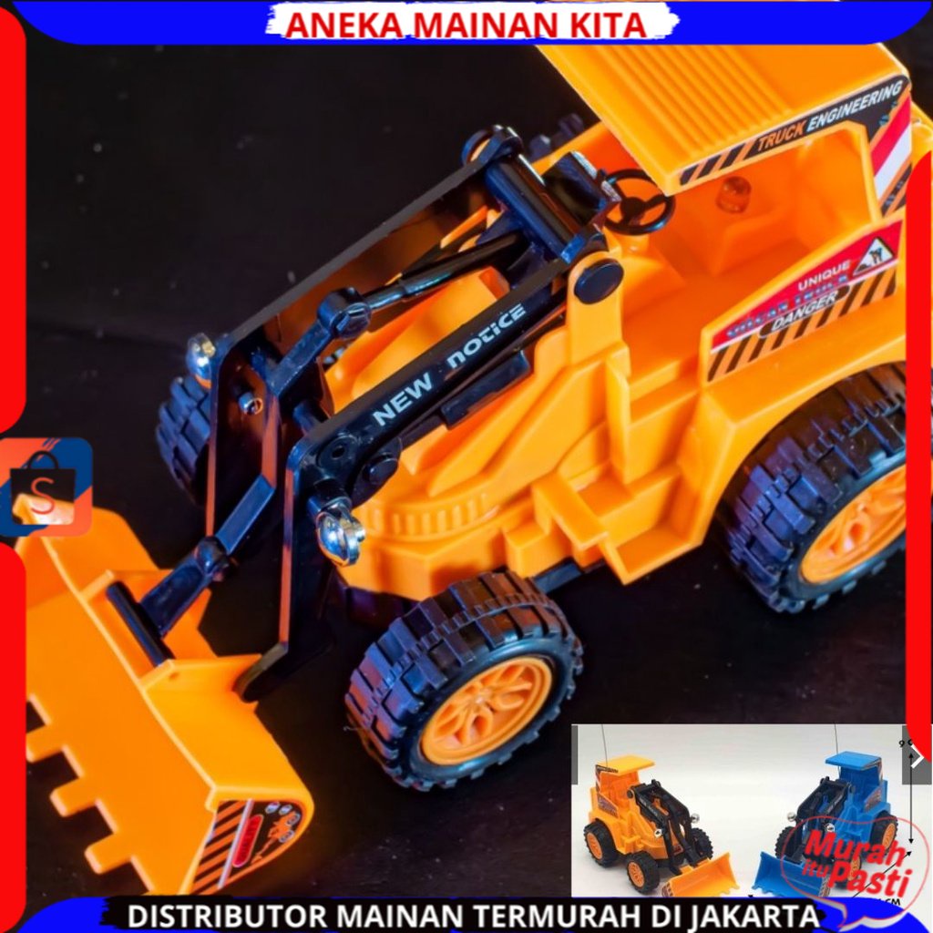 PROMO MAINAN ANAK RC BEKO TRUCK BULDOZER ALAT BERAT REMOTE CONTROL TRUK MURAH SNI TERBARU