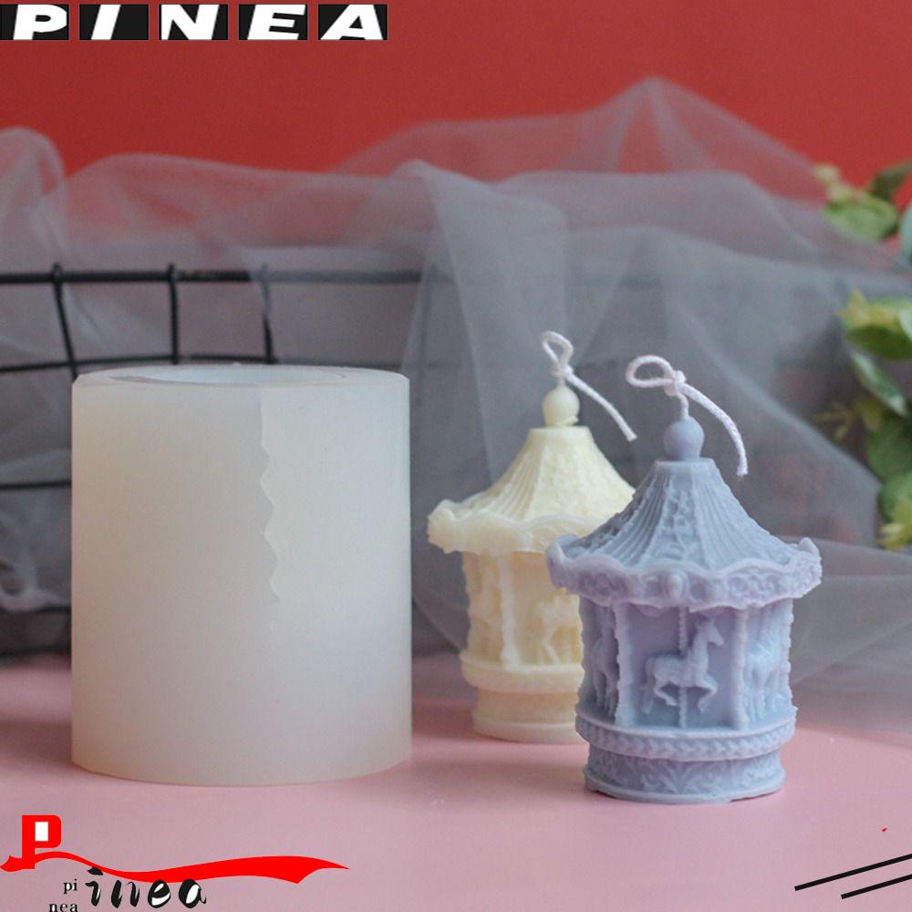 Cetakan Lilin Silikon Carousel Nanas Epoxy Resin DIY Craft Handmade Silicone Mold