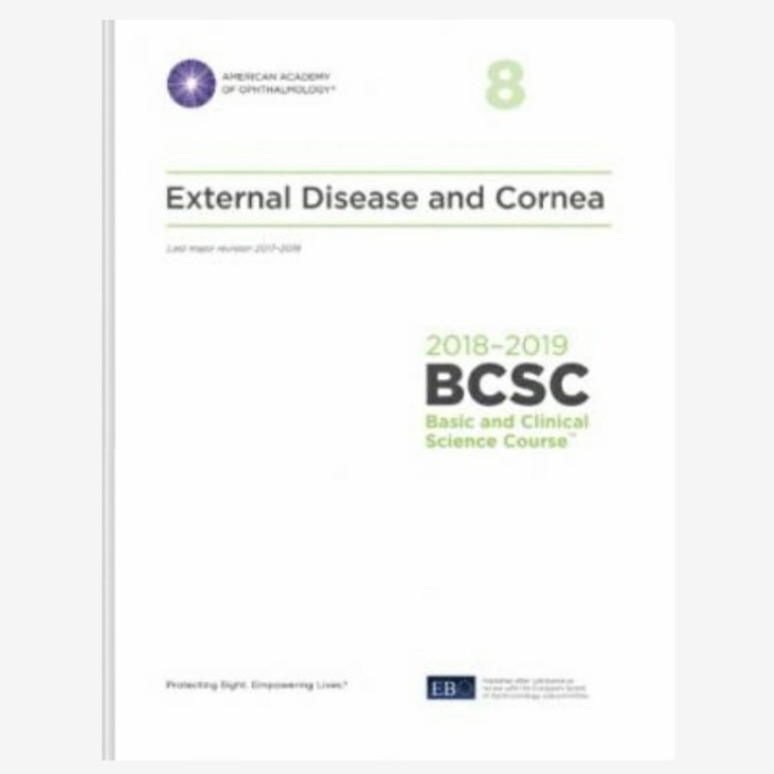 2018-2019 BCSC External Disease and Cornea