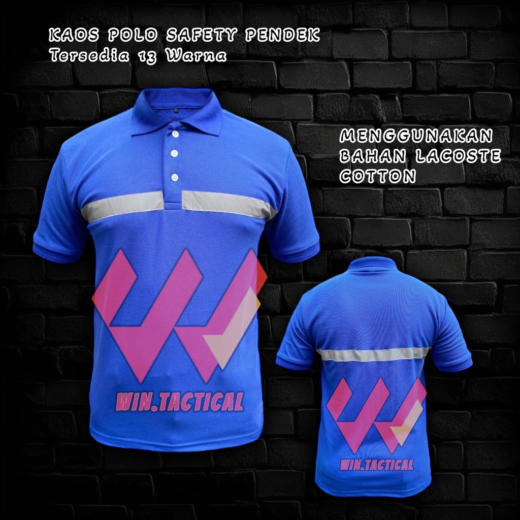 KAOS SAFETY FIRST KAOS KERAH SAFETY FIRST SKOTLIGHT CUSTOM KAOS POLO PERUSAHAAN