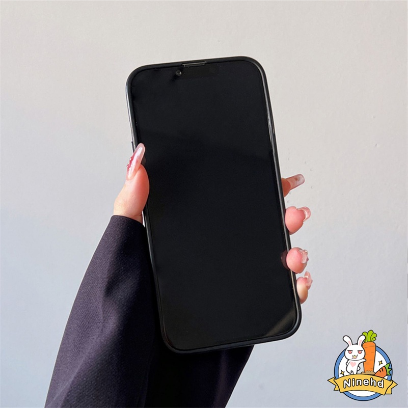IPHONE Casing Kompatibel Untuk Iphone14 13 12 11 Pro Max X Xr Xs Max8 7 6 6s Plus SE 2020 Kepribadian Lucu Cyberpunk Keren Hitam Glossy Phone Case Bumper Shockproof Silikon Soft Cover