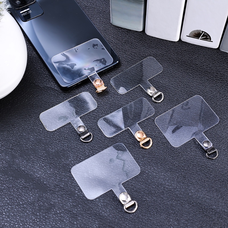 Kartu Lanyard Ponsel Transparan TPU Kualitas Tinggi/Gasket Tali Gantung Ponsel Yang Dapat Diganti/Kartu Liontin Smartphone Dengan Gesper Logam