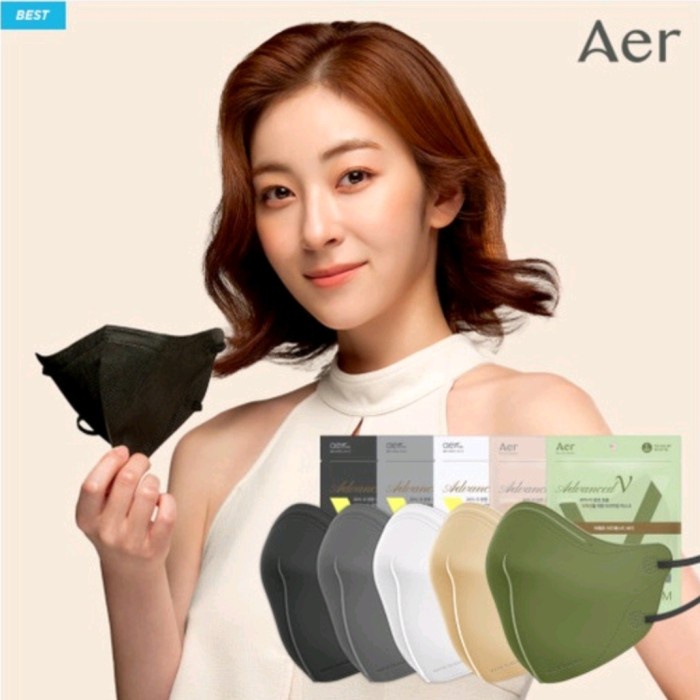 [1 Pcs] Aer Advance V-Line Fit KF94 Face Mask Masker Korea